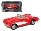 1959 Chevrolet Corvette Convertible Red 1/24 Diecast Model Car by Motormax