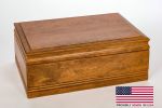 WoodTop CannBisDor; Large English Walnut Finish