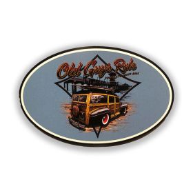 CLASSIC WOODIE MAGNET, RECTANGLE 3.75X3