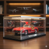 Mercedes-Benz 300 SL Gullwing Coupe Red 1/18 Diecast Model Car by Schuco