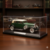 1934 Duesenberg Model J Black and Green with Cream Top 1/18 Diecast Model Car by Signature Models