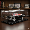 1957 Chevrolet Bel Air Convertible Black 1/18 Diecast Model Car by Road Signature