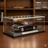 1961 Porsche 356 B Cabriolet Black 1/24 Diecast Model Car by Bburago