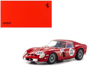 Ferrari 250 GTO #18 Pedro Rodriguez Winner "Daytona 3 Hours" (1963) 1/18 Diecast Model Car by Kyosho