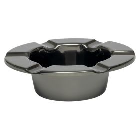 STINKY CIGAR® ONE PIECE ASHTRAY -BLACK NICKEL PLATED