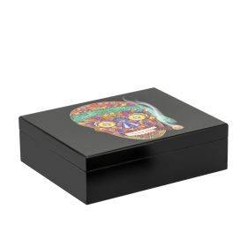 CALAVERA SKULL LINE 20-COUNT CIGAR TRAVEL HUMIDOR