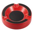 Visol Beatrix Circular Ceramic Cigar Ashtray - Red - VASH428RD