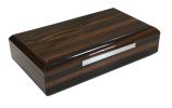 Vanderbilt 120 Ct. Lacquered Ebony Wood Humido