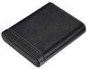 Visol Rennes Black Leather Cigar Case - Holds 5 Cigars - VCASE500