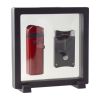 Visol Lydia Metallic Red Wind-Resistant Jet Flame Lighter - VLR700103