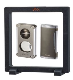 Visol Trident & BigFlat Floating Gift Set - Gunmetal