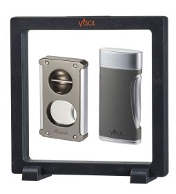 Visol Trident & DuoMatt Floating Gift Set - Gunmetal