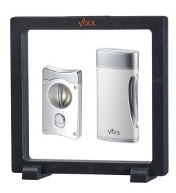 Visol Wedge V & DuoMatt Floating Gift Set - Chrome Finish
