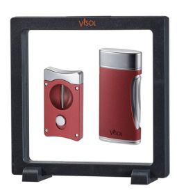 Visol Wedge V & DuoMatt Floating Gift Set - Burgundy