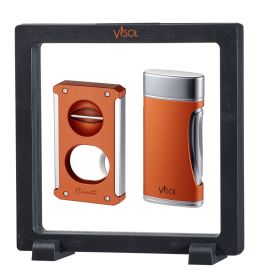 Visol Trident & DuoMatt Floating Gift Set - Burnt Orange