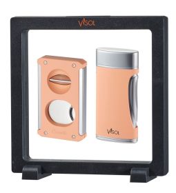 Visol Trident & DuoMatt Floating Gift Set - Salmon
