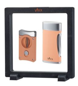 Visol Wedge V & DuoMatt Floating Gift Set - Salmon