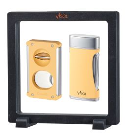 Visol Trident & DuoMatt Floating Gift Set - Yellow  Finish