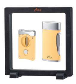 Visol Wedge V & DuoMatt Floating Gift Set Yellow