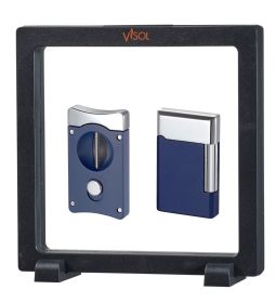 Visol Wedge V & Pyxis Floating Gift Set - Navy Blue