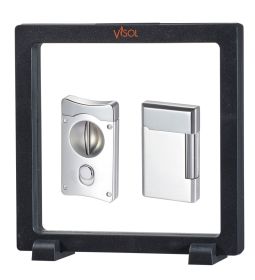 Visol Wedge V & Pyxis Floating Gift Set - Chrome Finish
