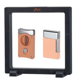 Visol Wedge V & Pyxis Floating Gift Set -Salmon