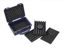 Visol Rider Hard Indigo Blue Plastic Travel Humidor – 15 Cigars – VHUD729BL
