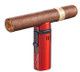 Visol Lydia Metallic Red Wind-Resistant Jet Flame Lighter - VLR700103