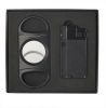 VISOL RAND CIGAR CUTTER & EVANS CIGAR LIGHTER GIFT SET
