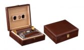 Stunning 25 Ct. Alligator Leather Humidor
