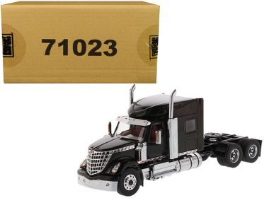 Diecast Masters 1/50 International LoneStar Sleeper Cab Truck Tractor Black NEW