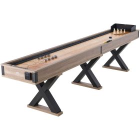 VEVOR 11.5 ft 2 in 1 Shuffleboard and Bowling Combo Game Set