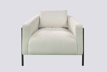 Accent Chair with Rope Designed Exterior