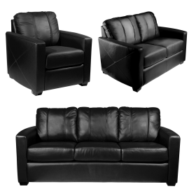 Stationary Seating Collection Commercial Grade Black Upholstery