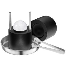Ice Ball Press Kit Ice Ball Maker 2.4"/60mm Clear Sphere Whiskeys Cocktail Scot