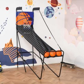 Electronic Basketball Game Machine with Scoring Foldable for 2 Players