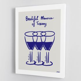 "Vino Wine" Canvas Poster