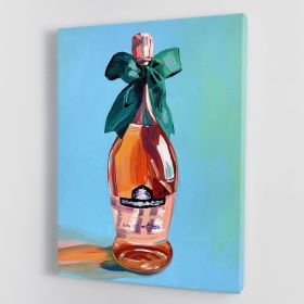 Rose Wine Canvas Poster