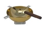 Quadrangle Gold Ashtray