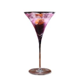 Embossed Crystal Martini Glass