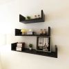 Versatile Wall Display Shelves - Set of 3