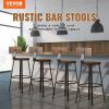 VEVOR Rustic Industrial Bar Stool Set
