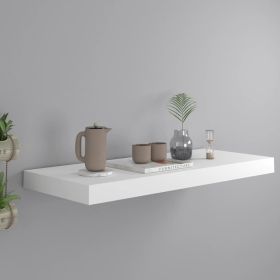 Floating Wall Shelf in White