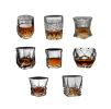 Unique Crystal Cup Wine and Whiskey Glasses - Stylish & Modern Design