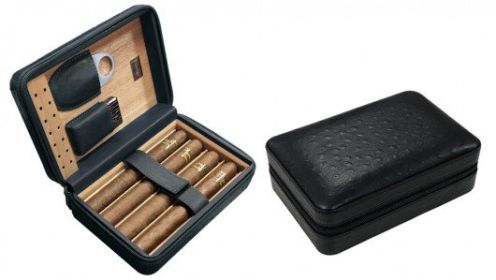 Manhattan 4-8 Ct. Travel Cigar Humidor