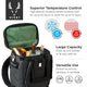 Insulated Cooler Backpack in Black by Viski