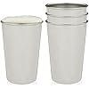 Stainless Steel Pint Cups, Set of 4 by True