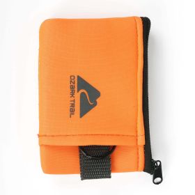Ozark Trail Floating Foam Adult Wallet and Keychain, Solid Orange