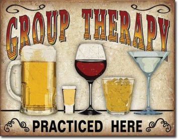 Tin Sign Group Therapy