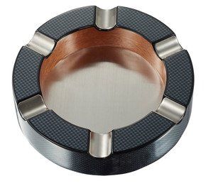 Visol Tyrus Carbon Fiber Round Cigar Ashtray